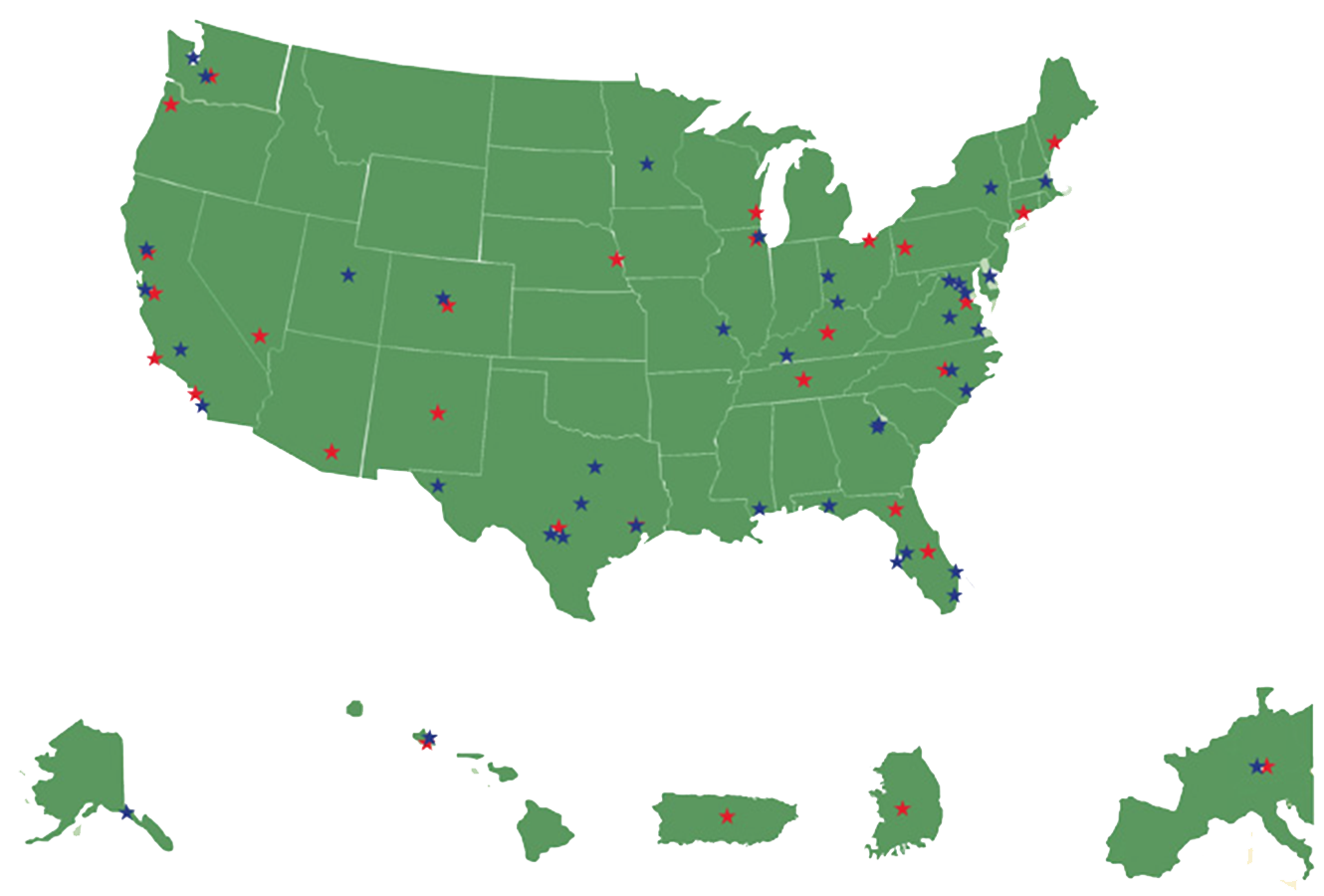 Fisher House Map